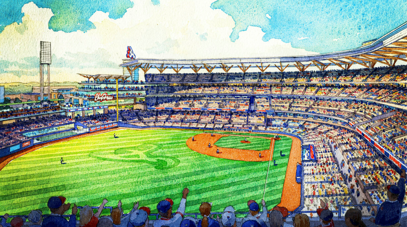 Illustration for article titled Here's What The Braves' New Ballpark Could Look Like